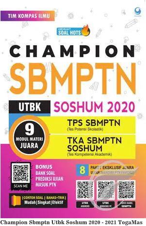 Champion Sbmptn Utbk Soshum 2020 - 2021 TogMmas