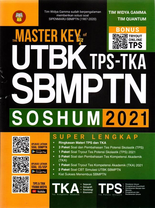 Master Key Of Utbk Sbmptn Soshum 2021 + Tps-Tka