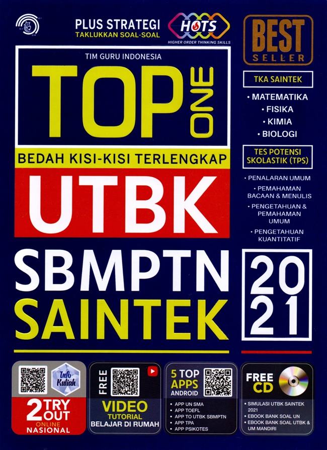 Top One Utbk Sbmptn Saintek 2021 + Cd